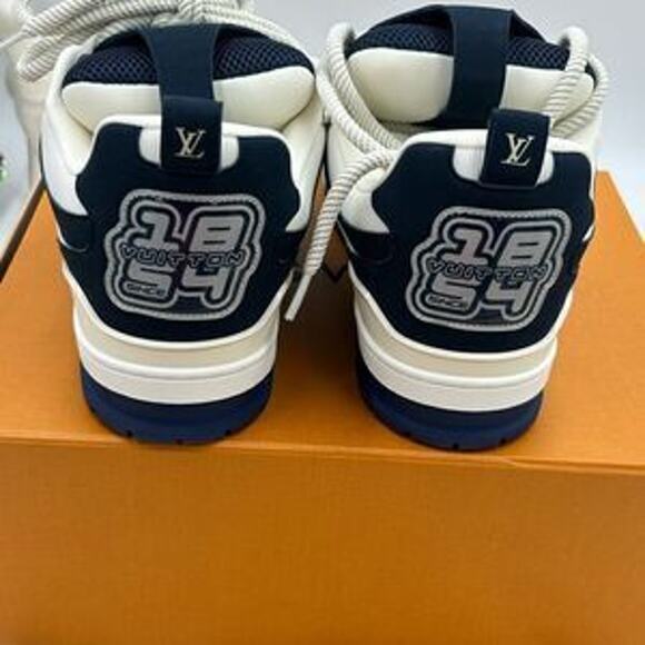 Men’s Louis Vuitton blue skate trainer sneakers size 11 fits 13 US made in Italy - Picture 5 of 11